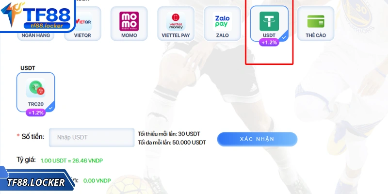 Nạp Tiền TF88 Tiện Lợi, Hiệu Quả Với Nhiều Phương Thức 3 Thanh toán tiền điện tử thuận lợi với tốc độ xử lý nhanh