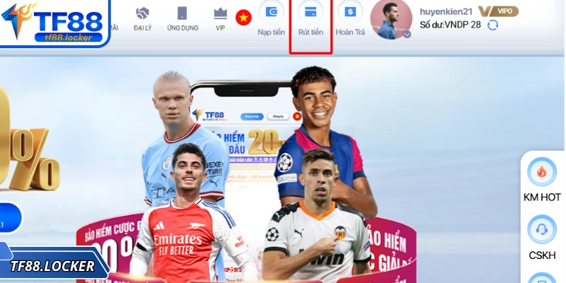 Rút Tiền TF88 Tiện Lợi, Bảo Mật Với Quy Trình Minh Bạch 2 Nắm bắt đầy đủ điều kiện trước khi rút tiền tại nhà cái